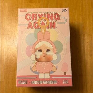 Pop Mart CryBaby Crying Again Series Vinyl Face Plush
